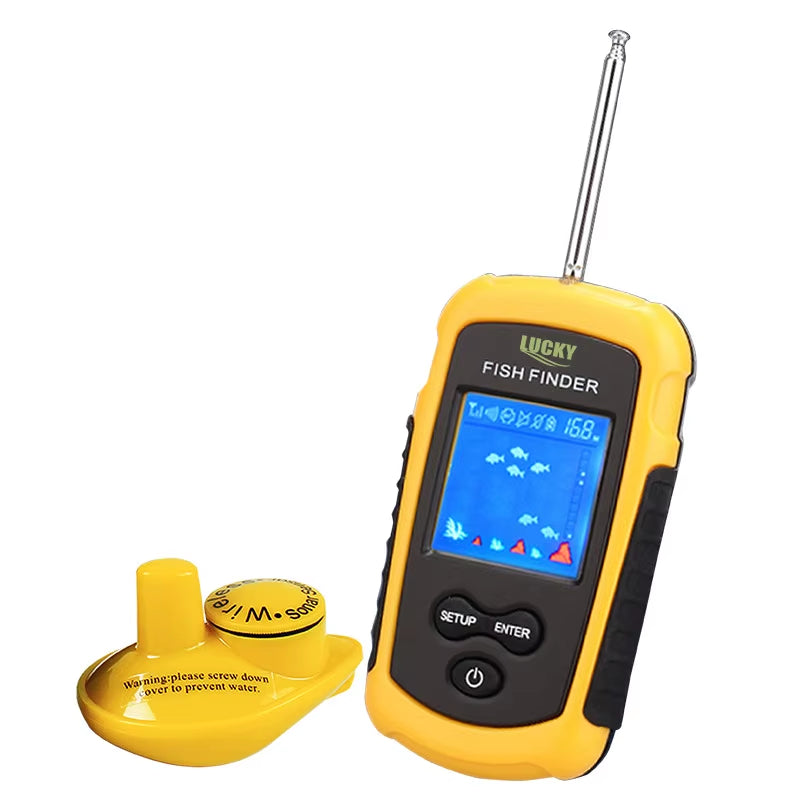FFCW1108-1 Wireless Sonar Fishing Alert Fish Finder Underwater Echo Sounder Fishing Detector Portable Fish Finder