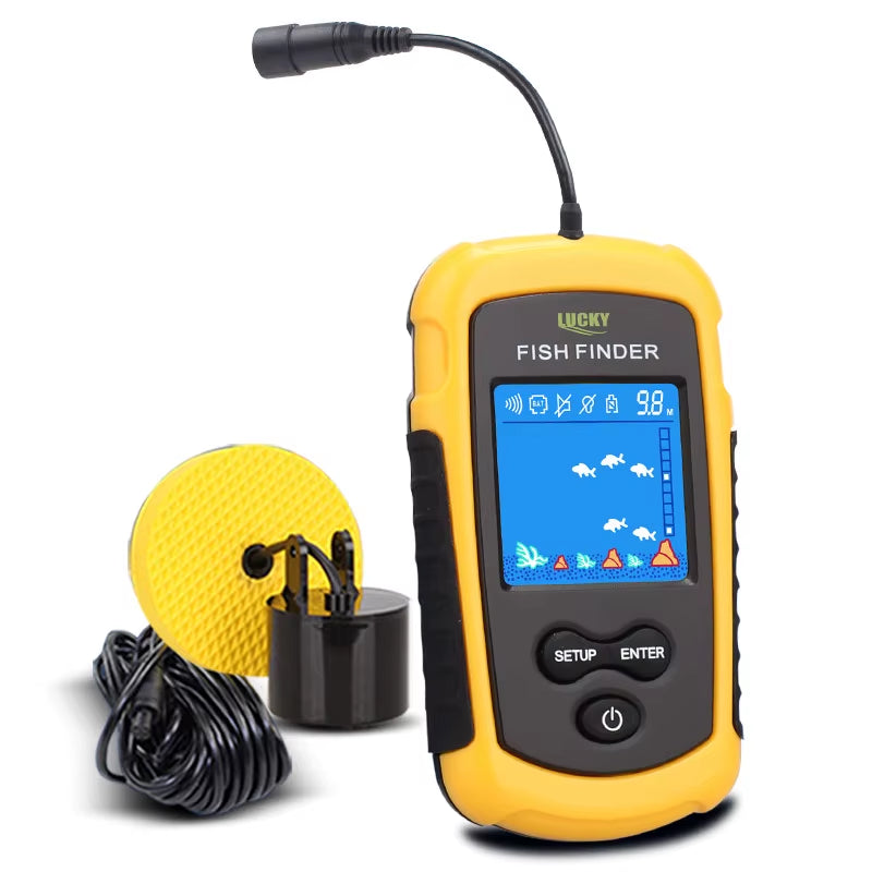 FFCW1108-1 Wireless Sonar Fishing Alert Fish Finder Underwater Echo Sounder Fishing Detector Portable Fish Finder