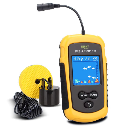 FFCW1108-1 Wireless Sonar Fishing Alert Fish Finder Underwater Echo Sounder Fishing Detector Portable Fish Finder