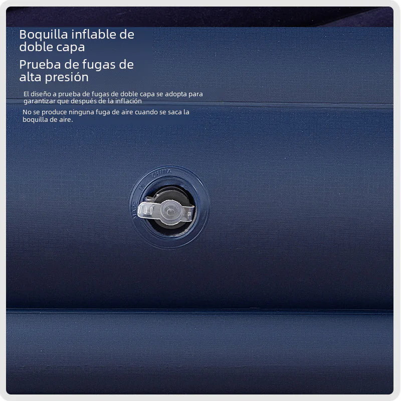 Colchón Inflable de PVC para Uso al Aire Libre y en Casa
