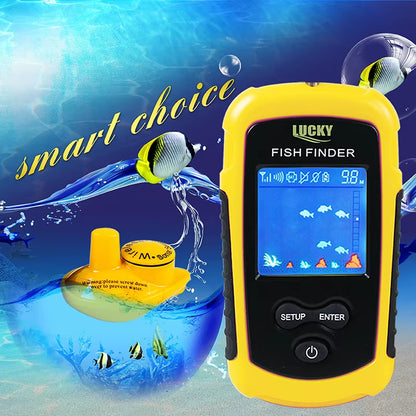 FFCW1108-1 Wireless Sonar Fishing Alert Fish Finder Underwater Echo Sounder Fishing Detector Portable Fish Finder