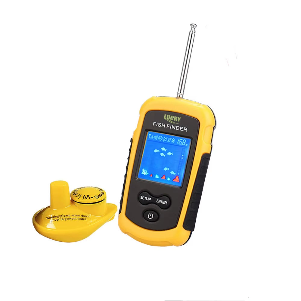 FFCW1108-1 Wireless Sonar Fishing Alert Fish Finder Underwater Echo Sounder Fishing Detector Portable Fish Finder