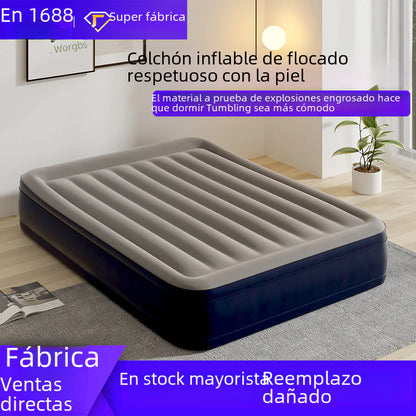 Colchón Inflable de PVC para Uso al Aire Libre y en Casa