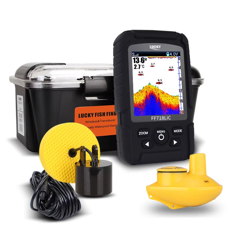 FFCW1108-1 Wireless Sonar Fishing Alert Fish Finder Underwater Echo Sounder Fishing Detector Portable Fish Finder