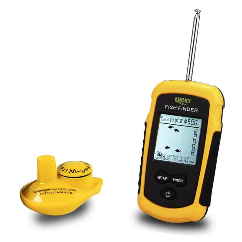 FFCW1108-1 Wireless Sonar Fishing Alert Fish Finder Underwater Echo Sounder Fishing Detector Portable Fish Finder