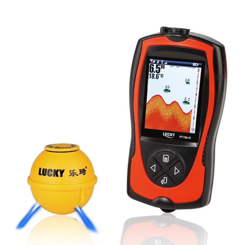 FFCW1108-1 Wireless Sonar Fishing Alert Fish Finder Underwater Echo Sounder Fishing Detector Portable Fish Finder
