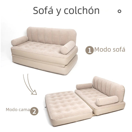 Inflatable Sofa Bed for Camping and Home Use